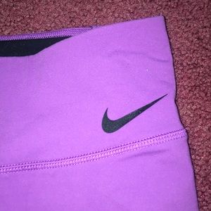 purple nike 7/8 leggings